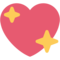 Sparkling Heart emoji on Twitter